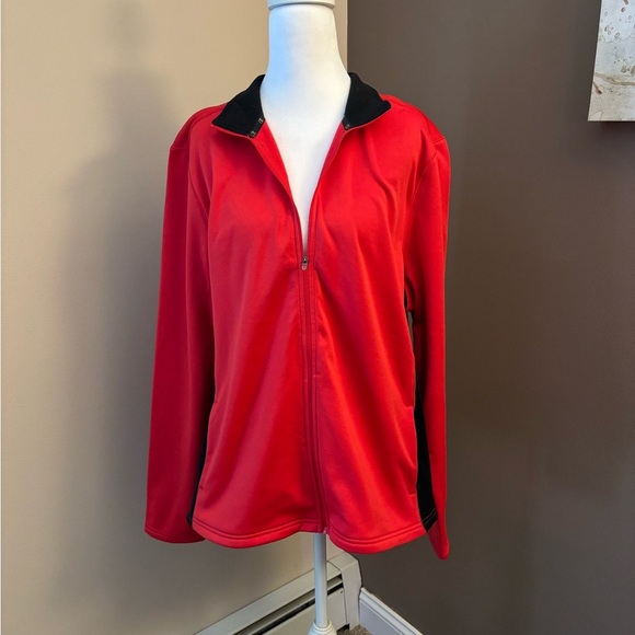 Champion Women's Red Bomber Jacket - Picture 2 of 7